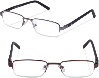 Freddy Half Rim (+2.25) Rectangle Reading Glasses(49 mm)