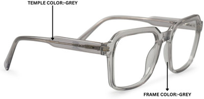 REDHILLS Full Rim Square Frame(55 mm)