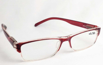 Young Tag Full Rim (+0.50) Rectangle Reading Glasses(50.3 mm)