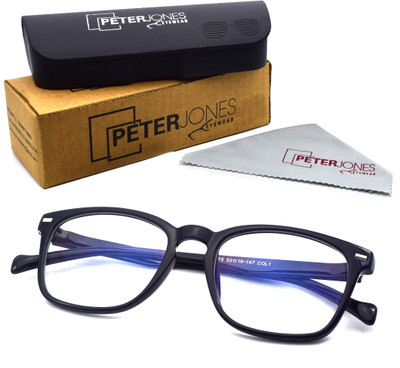 PETER JONES Full Rim Square Frame(52 mm)