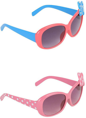 brutus Rectangular Sunglasses(For Girls, Black)