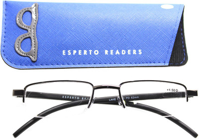 Esperto Half Rim (+1.50) Rectangle Reading Glasses(130 mm) Esperto Half Rim (+1.50) Rectangle Reading Glasses(130 mm)