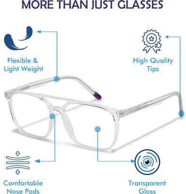 REDHILLS Full Rim Square Frame(55 mm)