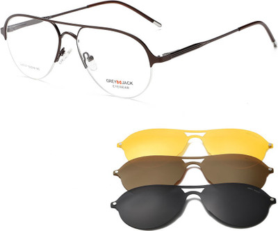 Grey Jack Full Rim Aviator Frame(53 mm)