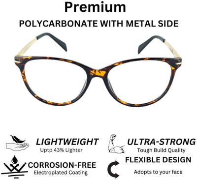REDHILLS Full Rim Cat-eyed Frame(55 mm)