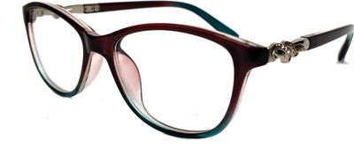 EXPLORA EYEWEAR Full Rim Cat-eyed Frame(55 mm)