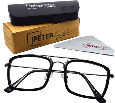 PETER JONES Full Rim Square Frame(52 mm)