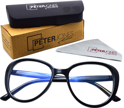 PETER JONES Full Rim Oval Frame(52 mm)