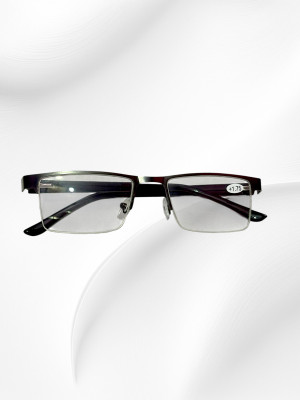 Clearo Half Rim (+1.00) Rectangle Reading Glasses(133 mm)