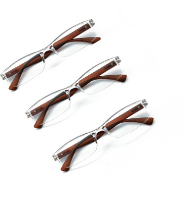 hubofopticals Half Rim (+1.00) Rectangle Reading Glasses(135 mm)