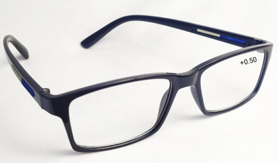 Young Tag Full Rim (+0.50) Rectangle Reading Glasses(50 mm)