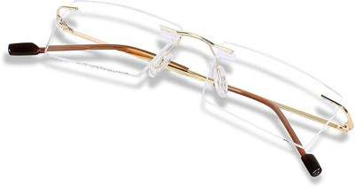 Redex Rimless (+1.00) Rectangle Reading Glasses(55 mm)