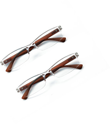 hubofopticals Half Rim (+1.00) Rectangle Reading Glasses(50 mm)