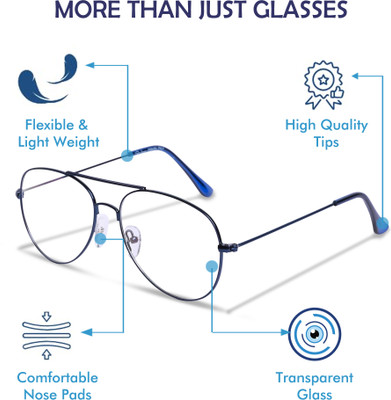 REDHILLS Full Rim Aviator Frame(55 mm)