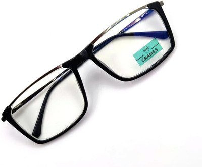 CRAMES Full Rim Rectangle Frame(54 mm)