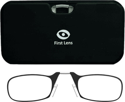 First lens Full Rim (+2.50) Rectangle Reading Glasses(3 mm)
