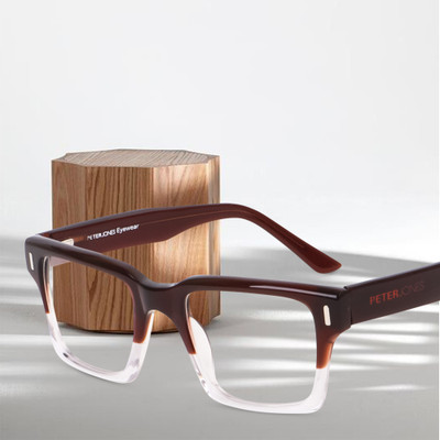 PETER JONES Full Rim Square Frame(52 mm)