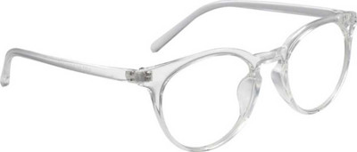 Rich Club Round Sunglasses(For Men & Women, Clear, Clear)