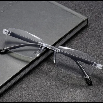 RGC Rimless (+1.00) Rectangle Reading Glasses(45 mm)