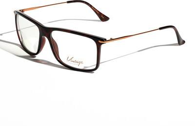 Vintage Full Rim Rectangle Frame(57 mm)
