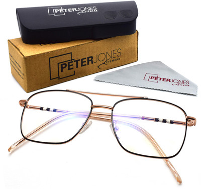 PETER JONES Full Rim Square Frame(52 mm)