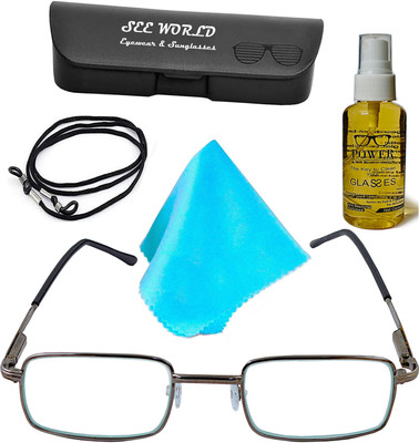 See World Full Rim (+2.75) Rectangle Reading Glasses(130 mm)