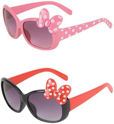 brutus Rectangular Sunglasses(For Girls, Black)