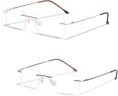 Redex Rimless Rectangle Frame(55 mm)