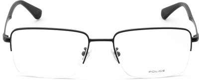 POLICE Half Rim Rectangle Frame(57 mm)