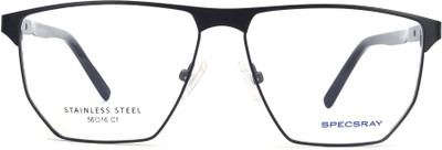 SpecsRay Full Rim Rectangle Frame(56 mm)
