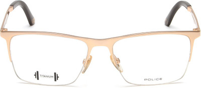 POLICE Half Rim Square Frame(53 mm)
