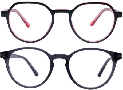 Zyra Lens Full Rim Round Frame(57 mm)