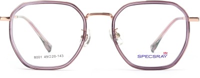 SpecsRay Full Rim Round Frame(49 mm)