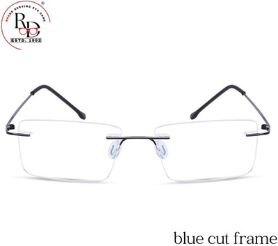Redex Rimless (+1.75) Rectangle Reading Glasses(55 mm)