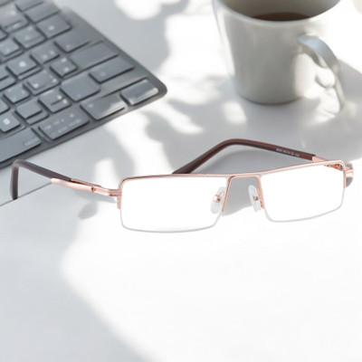 Redex Half Rim (+1.50) Rectangle Reading Glasses(55 mm)