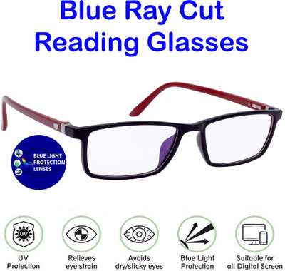 Hrinkar Full Rim (+1.75) Rectangle Reading Glasses(50 mm)