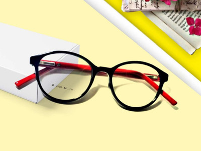 GOOD LIFE FASHION Full Rim Round Frame(40 mm)