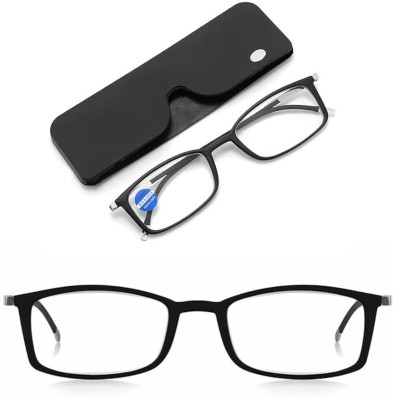 Lellow Folding (+2.00) Rectangle Reading Glasses(50 mm)