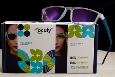 Oculy Full Rim Rectangle Frame(53 mm)
