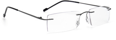 Camry Rimless (+2.50) Rectangle Reading Glasses(1.5 mm)