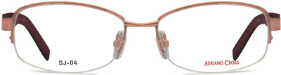 ADRIANO CROSS Half Rim Rectangle Frame(52 mm)