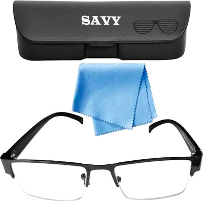 Savy Half Rim (+2.25) Rectangle Reading Glasses(130 mm)