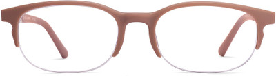john jacobs Half Rim Rectangle Frame(53 mm)