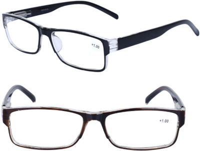 Elyvo Full Rim (+1.50) Rectangle Reading Glasses(45 mm)