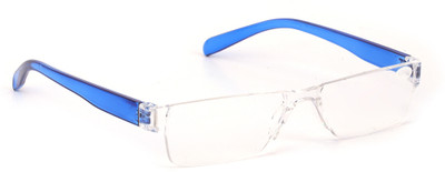 Implicit Rimless (+2.25) Rectangle Reading Glasses(135 mm)