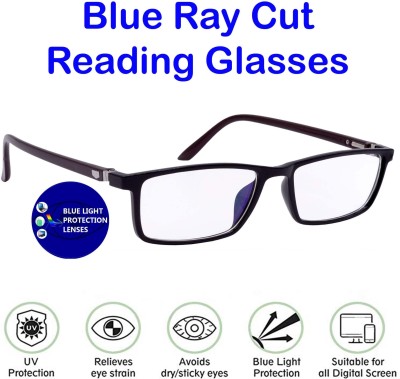 Hrinkar Full Rim (+2.25) Rectangle Reading Glasses(50 mm)