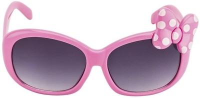 Optify Rectangular Sunglasses(For Girls, Black)