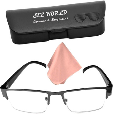 See World Half Rim (+2.50) Rectangle Reading Glasses(130 mm)