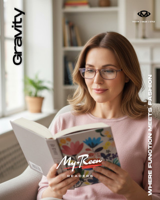 Myreen Full Rim (+1.00) Rectangle Reading Glasses(149 mm)