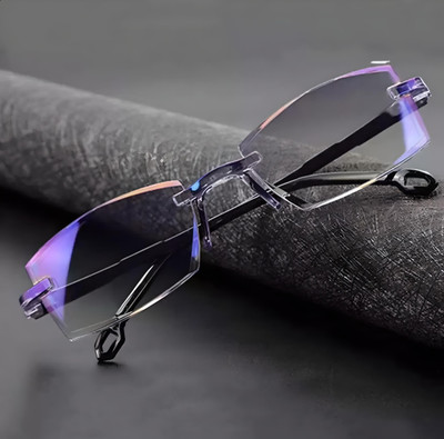 HEXXA Rimless (+2.50) Rectangle Reading Glasses(51 mm)
